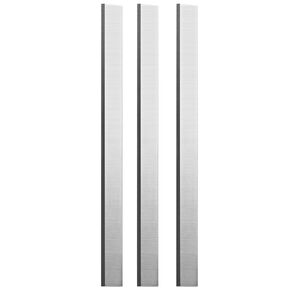 13-1/8 Inch HSS Planer Blades Jointer Knives Replacement for Delta RC-33, DC-33 Rockwell, Freud C630 Woodworking Jointer Planers, Single Sided Planer Cutters, 13-1/8" x 1" x 1/8", 3 Pieces