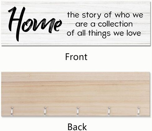 Vintage Rustic Style Wood Hanging Photo Display Wall Hanging with 16 Clips Multi Picture Frames Collage Decoration for Home Dorm Living Room Décor - The Best Things in Life are The People We Love in Saudi Arabia