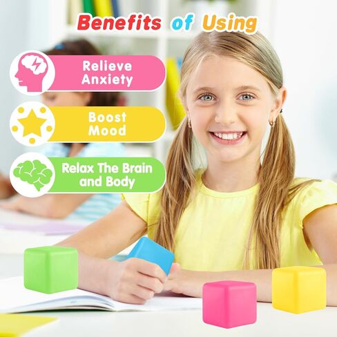 كرة الضغط على الوجه الصغيرة المبتسمة للأطفال، 4 عبوات، كرات مضحكة بطيئة الارتفاع، مكعبات الضغط، ألعاب تململ حسية للأطفال والكبار المصابين بالتوحد، لعبة جائزة الفصل الدراسي، حشوة حقيبة الهدايا للحفلات in Kuwait