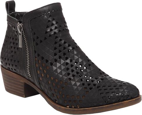 Lucky Brand Women's Basels Ankle Bootie, Dark Stone, 7.5 in Saudi Arabia