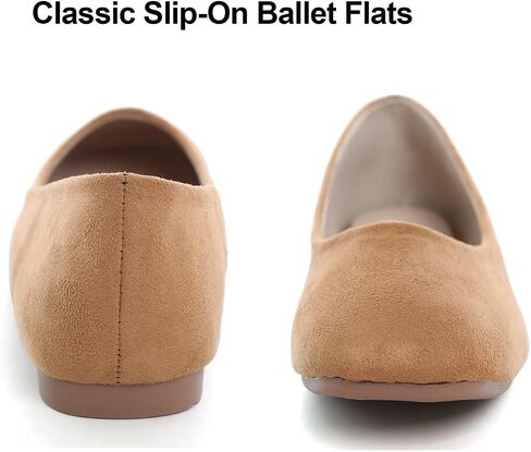 Hee grand Square Toe Ballet Flats for Women Rhinestones Chains Black Suede Dress Shoes Comfort Slip-On Loafers in Saudi Arabia