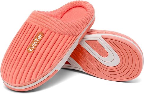 Women's Slippers Fuzzy House Slippers,Warm Memory Foam Slipper，Fluffy Outdoor Slippers with Anti-Skid Sole， Gifts for Women Mom Ladies in Saudi Arabia