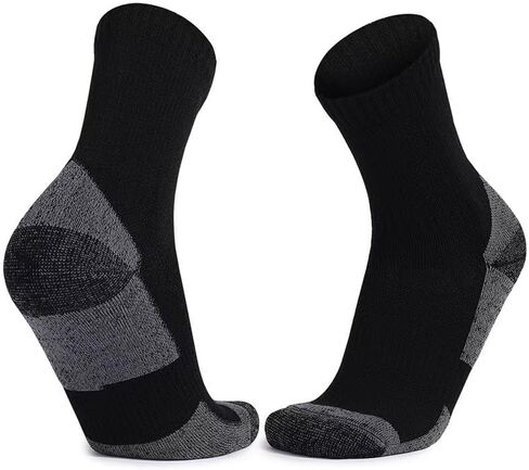 Merino Wool Socks Thick Warm Hiking Socks Cushioned Thermal Crew Socks for Hiking & Journeys for Men and Women in Kuwait