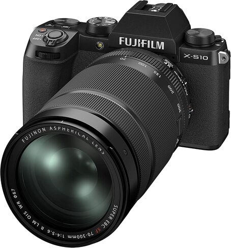 Fujinon XF70-300mm F 4-5.6 LM OIS WR Lens - Black with Advanced Bundle, Blower, Tenba Lens Pouch, 64GB Memory Card & More in Kuwait