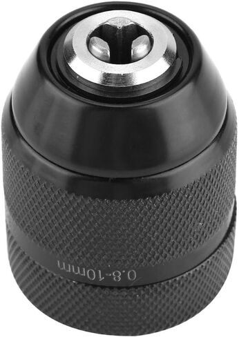 Keyless Drill Chuck 3/8", Thread 0.8mm-10mm 3/8-24UNF Great Clamping Force Keyless Metal Drill Chuck for Hand Electric Drill and Percussion Drills with Power 1050W in Saudi Arabia