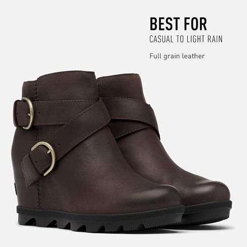 Sorel Women's Joan of Arctic Wedge II Buckle Boot - Light Rain - Waterproof in Saudi Arabia