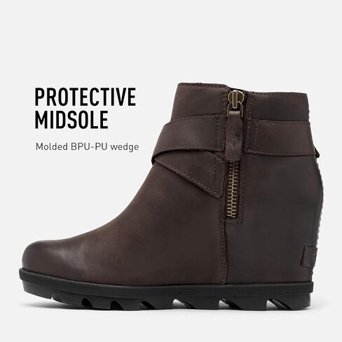 Sorel Women's Joan of Arctic Wedge II Buckle Boot - Light Rain - Waterproof in Saudi Arabia
