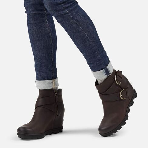 Sorel Women's Joan of Arctic Wedge II Buckle Boot - Light Rain - Waterproof in Saudi Arabia