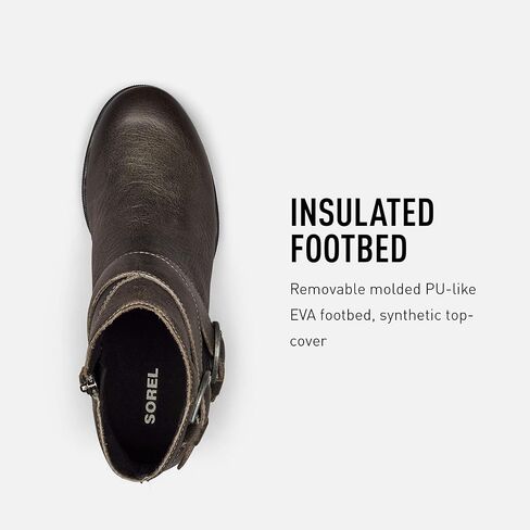 Sorel Women's Joan of Arctic Wedge II Buckle Boot - Light Rain - Waterproof in Kuwait