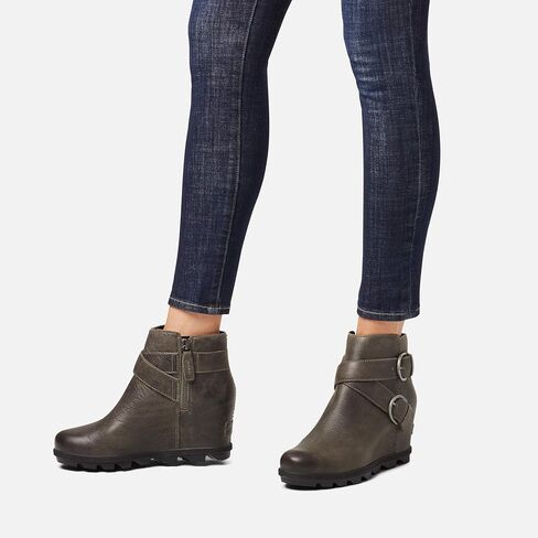 Sorel Women's Joan of Arctic Wedge II Buckle Boot - Light Rain - Waterproof in Kuwait