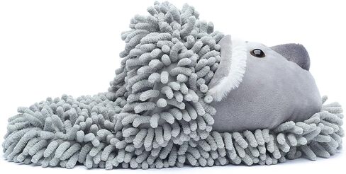 ofoot Womens & Childrens Cute Warm Fuzzy House Slippers Adult Furry Animal Shoes Non Slip Rubber Sole,Monkey Rabbit Koala Fox Owl Cat Lion Bunny Gorilla (Grey Koala,US 8-10 in Saudi Arabia