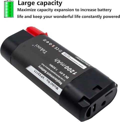 ترقية البطارية لبلاك اند ديكر VPX0111 VPX1101/X VPX1201 VPX1212/X VPX1301X VPX1401 VPX1501 VPX2102 أدوات كهربائية ليثيوم أيون 7 فولت 2000 مللي أمبير في الساعة in Kuwait