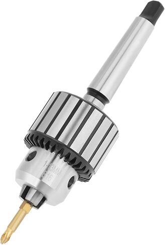 MT2-B16 Lathe Drill Chuck, Self Tighten Lathe Arbor Set Chuck 1-13mm Carbide Steel Arbor Key Type Drill Chuck Lathe Tool for Drilling Tasks in Saudi Arabia