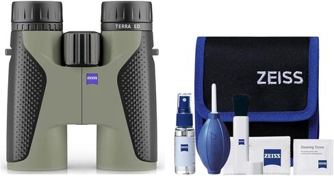 Zeiss 8x42 Terra ED Binoculars & Cleaning Kit Combo (Green) in Saudi Arabia