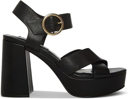 Steve Madden Womens Elkin Leather Slingback Platform Sandals in Saudi Arabia