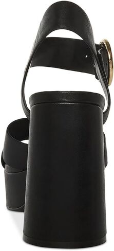 Steve Madden Womens Elkin Leather Slingback Platform Sandals in Saudi Arabia