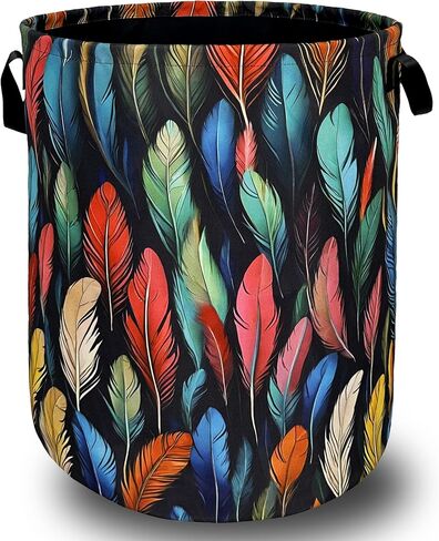 American Flag Eagle Laundry Basket Foldable With Handles Patriotic Tote Bag Oxford Cloth Funny Laundry Hamper Clothes Storage Bucket Toy Organizer For Bathroom/Laundry/Bedroom 18.9"x16.5 " in Saudi Arabia