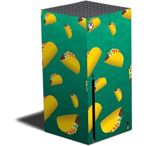 MightySkins Skin Compatible with Xbox Series X - Tacos | Protective, Durable, and Unique Vinyl Decal wrap Cover | Easy to Apply, Remove, and Change Styles | Made in The USA