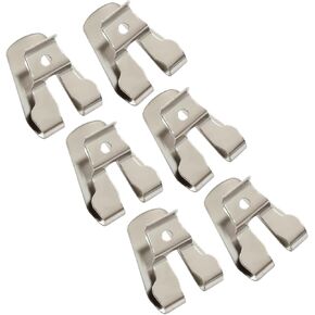 12 قطعة خطاف حزام مع براغي، نيكل مصقول 633586002 636181001 مشابك حزام لأداة الطاقة in Kuwait