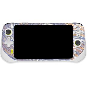 MightySkins Carbon Fiber Skin Compatible with Logitech G Cloud Gaming Handheld - Liquid Silver | Protective, Durable Textured Carbon Fiber Finish | Easy to Apply | Made in The USA