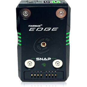 Powerbase Edge Snap 49Wh Battery Pack – Compact, Stackable, hot-swappable Power for filmmakers; Supports 4 Accessories with Flexible PD Pro™ & ptap Ports.