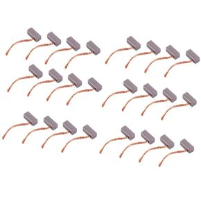 Jeanoko Motor Replacement Brushes, J435A Carbon Brushes Replacement 100Pcs Power Tool Accessories Replacement Kits Parts for 12V/24V Car Electronic Fan Motor