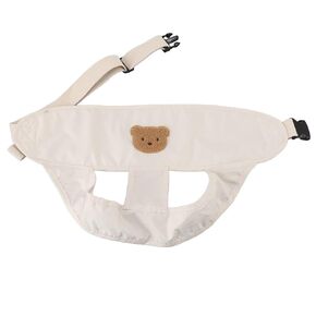 Baby Chair Harness,Soft Length Adjustable Breathable Baby Feeding Safety Seat Strap Portable Cute Harness Belt for Outdoor (Black)