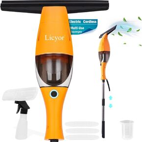 2 Pack Window Cleaning Spray Bottle Microfiber Washer Head, Washable Microfiber Replacement Cloths for Glass Cleaner Spray Tool, Sprayer Scrub Pads (9 Inch)