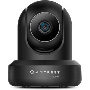 Amcrest ProHD 1080P WiFi 2MP (1920TVL) Indoor Pan/Tilt Security Wireless IP Camera (REP-IP2M-841B) Black (Renewed)