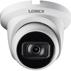 Lorex 2K IP Wired Turret Security Camera, Listen-in Audio, Smart Motion Detection [Cable NOT Included]