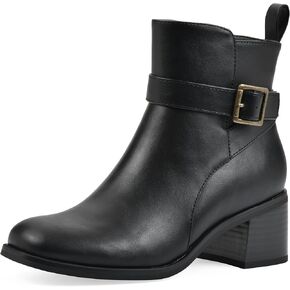 WHITE MOUNTAIN Women's Narrows Block Heel Ankle Booties