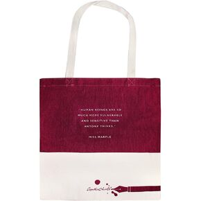 Half Moon Bay Agatha Christie - Bags & Pouches - Agatha Christie Shopper Bag -A The Body In The Library, Red