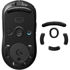 Smooth Gliding Mouse Skates for Logitech G Pro Wireless Gaming Mouse Feet Replacement(PTFE,Black) Rounded Edges Ultra-Smooth and Durable Mouse Slider for G Pro Wireless