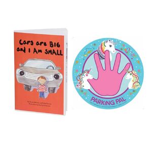 Car Magnet and Children's Safety Book (Dino)