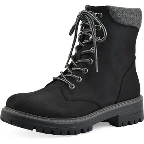 CLIFFS BY WHITE MOUNTAIN Women's Milos Cushioned Lace-Up City Hiker Ankle Bootie
