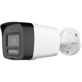 5MP Fixed Bullet PoE IP Camera with Smart Hybrid Light, Human/Vehicle Detection, Built-in Microphone and Speaker, H.265+, IP67 Waterproof, Compatible with HIK NVR, RS-IPC1056-IU/SL 2.8mm