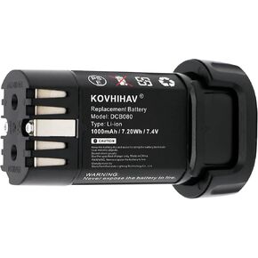 CS BATTERY Replacement DCB080 8v max Batteries for DCF680 DCF680N1 DCF680N2 DCB095 DCF682