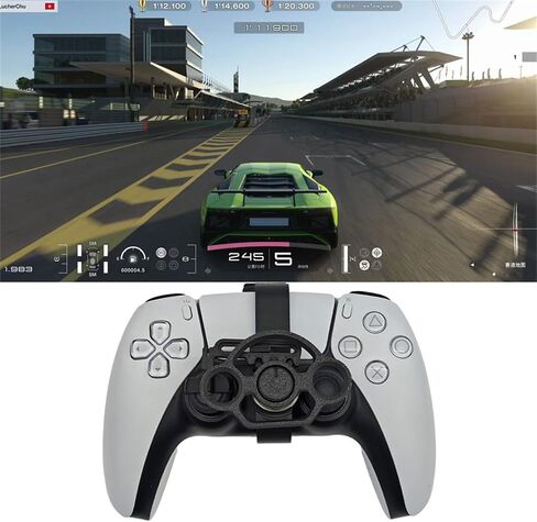عجلة قيادة صغيرة لجهاز PS5 لجهاز تحكم PS5 النحيف، عجلات سباق طباعة ثلاثية الأبعاد لاستبدال عجلة القيادة الصغيرة لملحقات بلاي ستيشن 5 النحيفة in Saudi Arabia