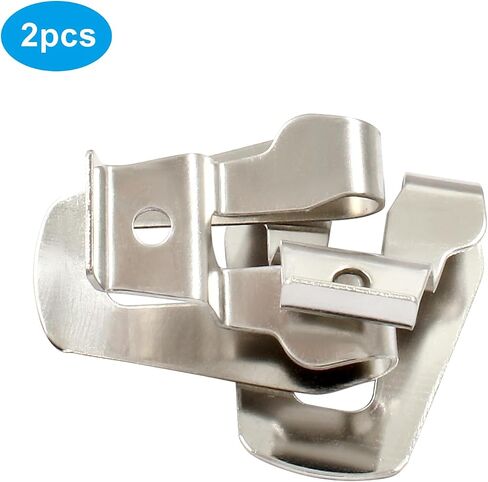 12pcs Belt Hook with Screws, Burshed Nickel 633586002 636181001 Belt Clips for Power Tool in Saudi Arabia