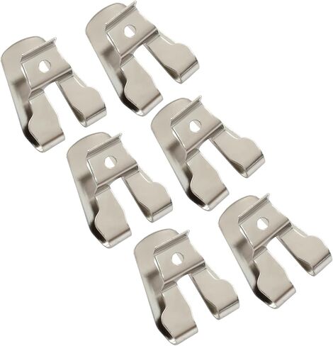 12 قطعة خطاف حزام مع براغي، نيكل مصقول 633586002 636181001 مشابك حزام لأداة الطاقة in Kuwait