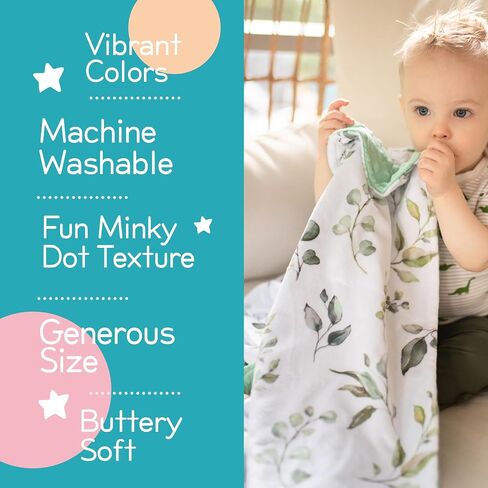 Premium Soft Plush Lightweight Minky Dot Toddler Baby Newborn Blanket 30"x40" (Airplane & Train Dark Teal) in Saudi Arabia