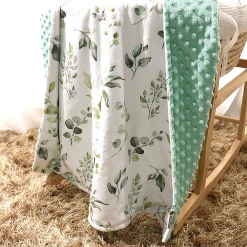 Premium Soft Plush Lightweight Minky Dot Toddler Baby Newborn Blanket 30"x40" (Airplane & Train Dark Teal) in Saudi Arabia