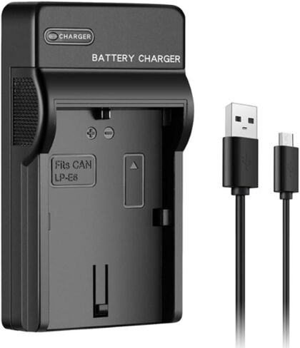 شاحن بطارية LP-E10 LC-E10 LC-E10C LC-E10E متوافق مع Canon EOS Rebel T3، T5، T6، T7، EOS Kiss X50، X70، X80، X90، EOS 1100D، 1200D، 1300D، 1500D، 3000D (ليس لـ T3i T5i T6i T6s T7i) in Kuwait