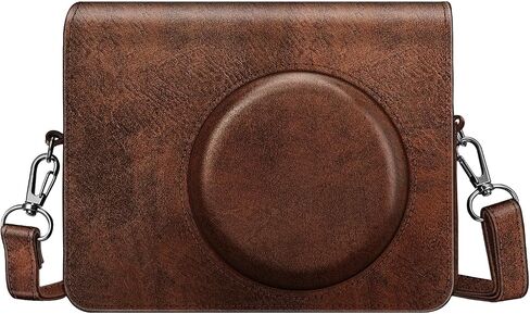 FINTIE Protective Case for Fujifilm Instax Wide 400 Instant Camera, Vintage Brown in Saudi Arabia