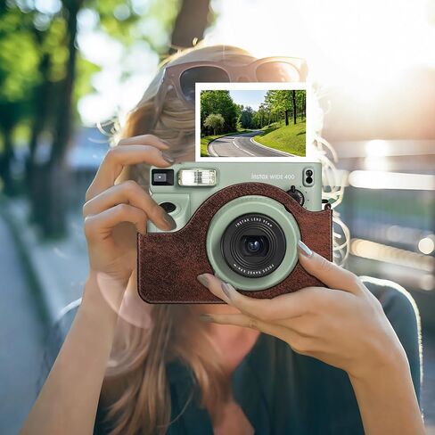 FINTIE Protective Case for Fujifilm Instax Wide 400 Instant Camera, Vintage Brown in Saudi Arabia