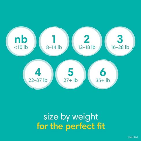 حفاضات بامبرز بيبي دراي مقاس 1، 120 قطعة، 120 قطعة in Kuwait