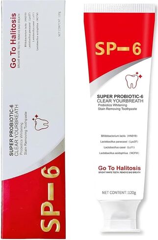 Sp-6 Ultra Whitening Toothpaste,Probiotics Bright White Toothpaste,Promotes Healthy Teeth,Breath Toothpaste Brightening & Stain Removing(2 PCS) in Saudi Arabia