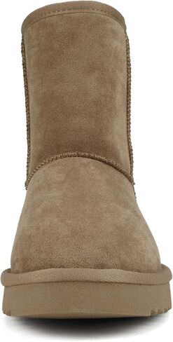 Soda “Kuron" ~ Women Round Toe Lug Sole Low Flatform Sherpa-lined Ankle Boot in Saudi Arabia
