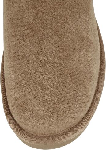 Soda “Kuron" ~ Women Round Toe Lug Sole Low Flatform Sherpa-lined Ankle Boot in Saudi Arabia
