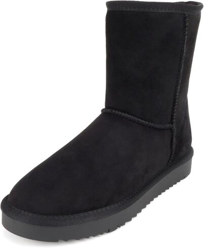 Soda “Kuron" ~ Women Round Toe Lug Sole Low Flatform Sherpa-lined Ankle Boot in Saudi Arabia